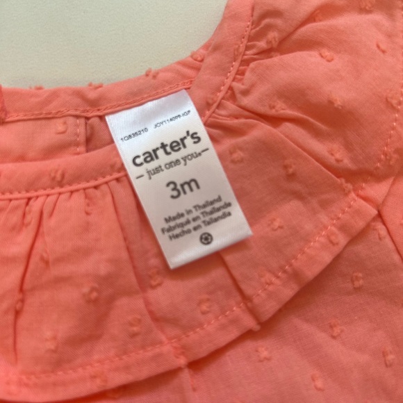 Carter's Coral Floral Kids Matching Set - Picture 5 of 5